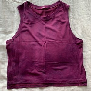 Lululemon train times tank size 8 purple